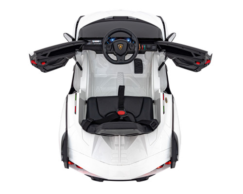 Lamborghini SIAN на акумуляторі для дітей Білий + Пульт + EVA + Free Start + Audio LED