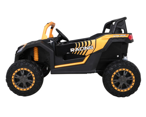 ATV Racing Баггі для 2 дітей Gold + 4x4 Drive + Пульт + Повільний старт + MP3 LED