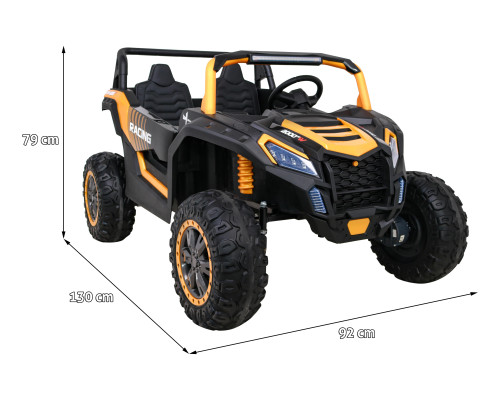 ATV Racing Баггі для 2 дітей Gold + 4x4 Drive + Пульт + Повільний старт + MP3 LED