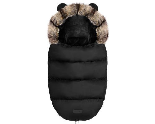 Конверт Elmi Ricokids для коляски та санок, 95 х 48 см - чорний