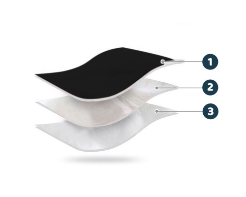 Конверт Elmi Ricokids для коляски та санок, 95 х 48 см - чорний