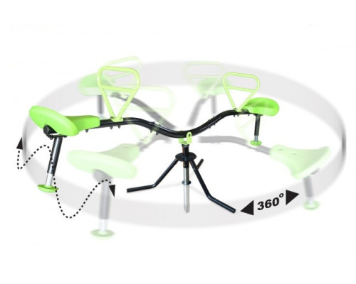 Гойдалка EXIT SPINNER 360 - зелено чорна Гойдалка EXIT SPINNER 360 - зелено чорна