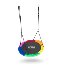 Гойдалка Гніздо лелеки Neo-Sport Swingo XXL 95 см - різнокольорова