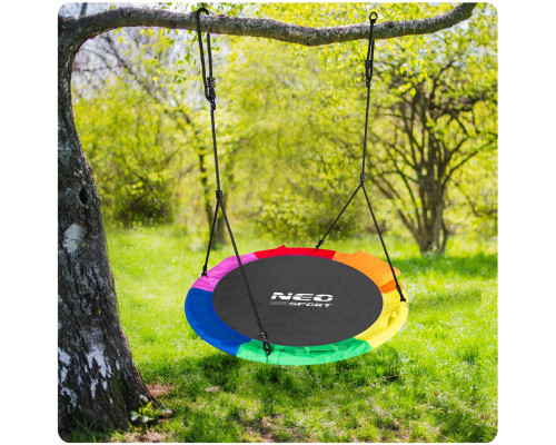 Гойдалка Гніздо лелеки Neo-Sport Swingo XXL 95 см - різнокольорова
