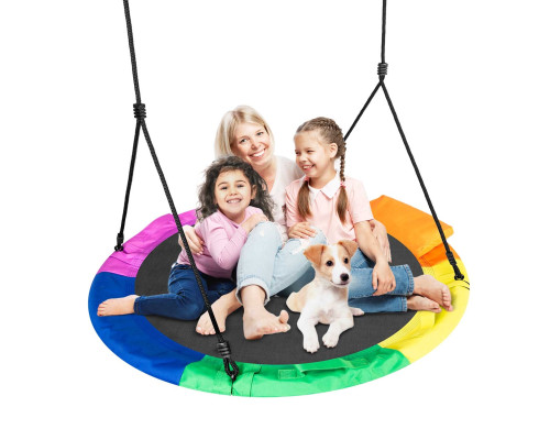 Гойдалка Гніздо лелеки Neo-Sport Swingo XXL 95 см - різнокольорова