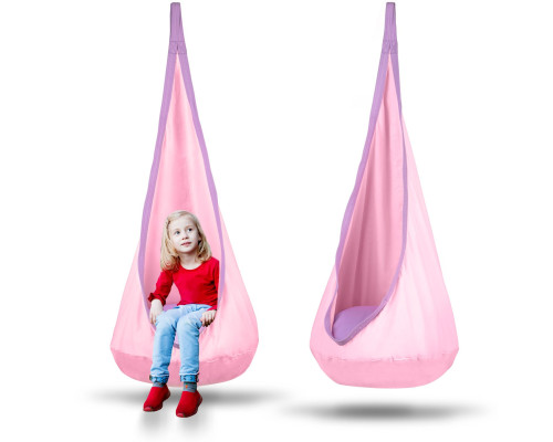 Крісло-кокон підвісне Neo-Sport, світло-рожеве