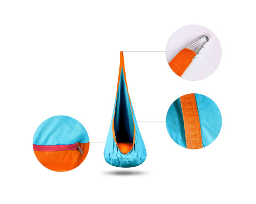 Крісло-кокон підвісне Neo-Sport, бірюзове