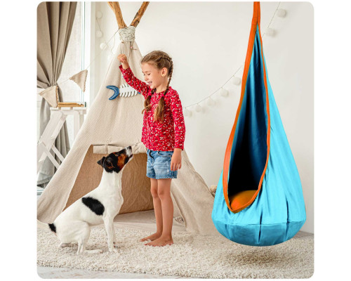 Крісло-кокон підвісне Neo-Sport, бірюзове