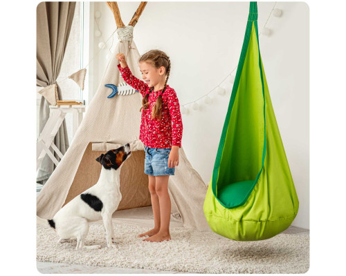 Крісло-кокон підвісне Neo-Sport, зелене