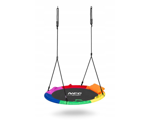 Гойдалка-гніздо Neo-Sport Swingo XXL 120 см, різнокольорова