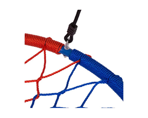 Гойдалка Лелече гніздо Neo-Sport SWINGO 95 см - синьо-червона