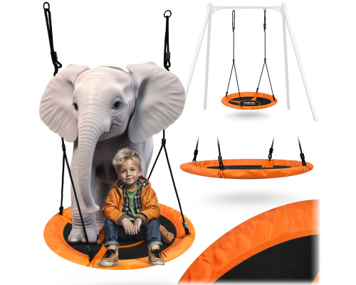 Гойдалка Лелече гніздо Neo-Sport Swingo XXL 95 см - помаранчева