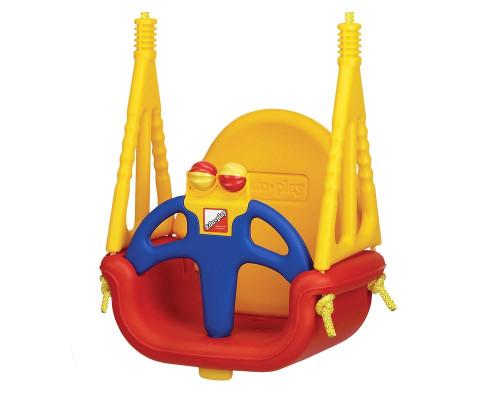 Гойдалка Eduplay 3-в-1 Do Re Mi з брязкальцем, 130 х 162 см - різнокольорова