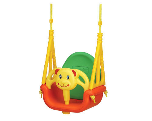 Гойдалка-сидіння «Ведмедик» 3-в-1  Edu-Toys, 130 х 162 см - різнокольорова