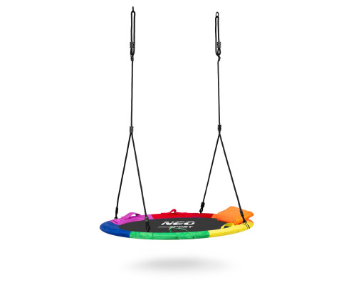 Гойдалка Neo-Sport Лелече гніздо Swingo XXL 110 см - різнокольорова