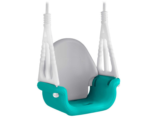 Гойдалка 3-в-1 Слоник Ricokids, 130 х 162 см - бірюзово-біла