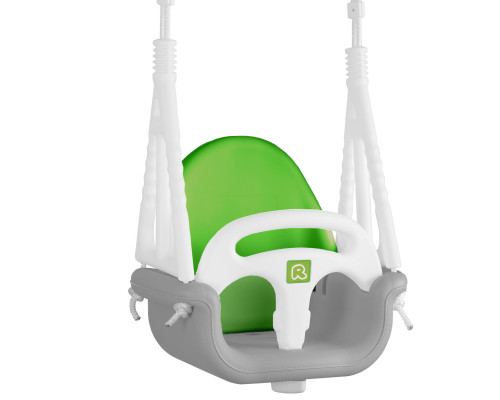 Гойдалка одномісна 3-в-1 Ricokids 130 х 162 см - сіро-зелена