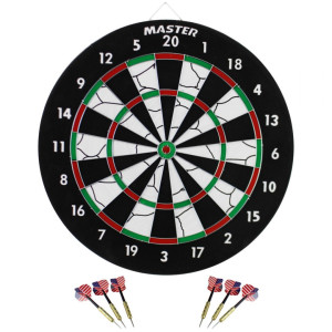 Дартс двосторонній 2в1 MASTER MAS-E050 - 45 см