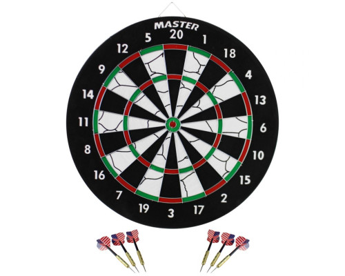 Дартс двосторонній 2в1 MASTER MAS-E050 - 45 см