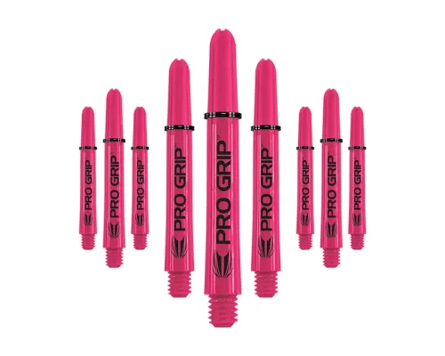 Наконечники для дротиків дартс Target Pro Grip Pink 3х3 шт - рожеві