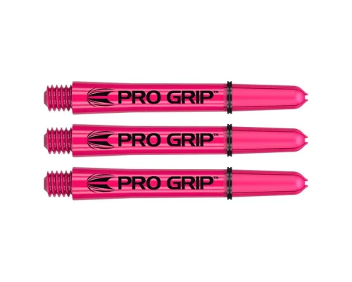 Наконечники для дротиків дартс Target Pro Grip Pink 3х3 шт - рожеві