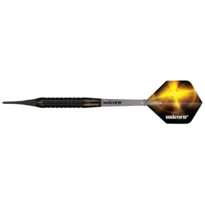 Дротики для дартсу м'які Unicorn WC Black Brass Gary Anderson - 3 шт