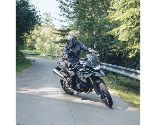 Шолом мотоциклетний W-TEC V586 Urbaztec розмір XS 53-54 см, жовто-сірий