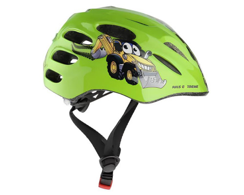 Дитячий шолом NILS EXTREME MTW01 LED розмір XS 44-48 см, зелений