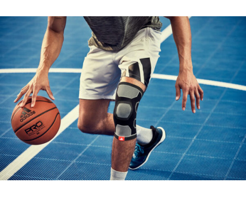 Наколінник Adidas Innwell L, чорно-сірі