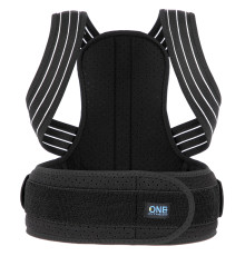 Коректор постави ONE FITNESS KP207 розмір L, чорний