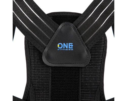 Коректор постави ONE FITNESS KP207 розмір L, чорний