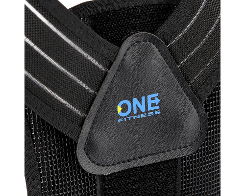 Коректор постави ONE FITNESS KP207 розмір L, чорний