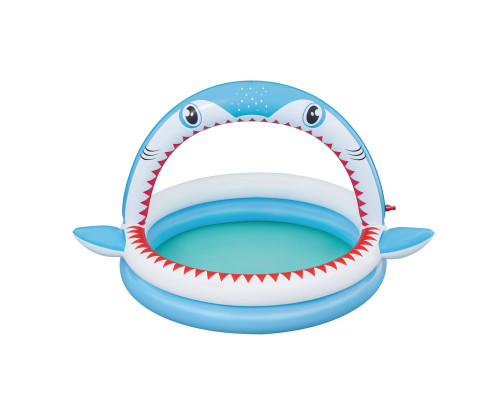 Басейн надувний дитячий Sharktastic Bestway 53157 163x127x92 см