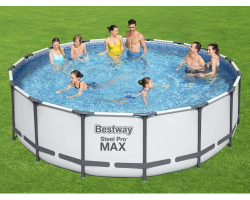 Басейн каркасний 12в1 Bestway 5612Z Steel Pro Max 488 см Басейн каркасний 12в1 Bestway 5612Z Steel Pro Max 488 см