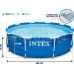 Басейн каркасний 9в1 INTEX 28202, 305 x 76 см, синій