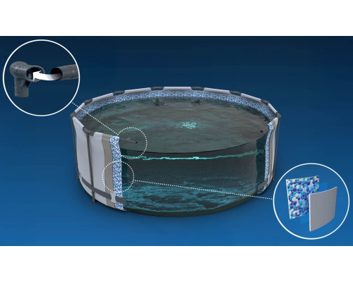 Басейн каркасний 19в1 Bestway Steel Pro Max 5612Z 488 х 122 см