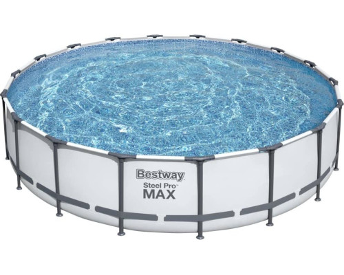 Басейн каркасний Bestway Steel Pro MAX з аксесуарами, 549x122 см - білий Басейн каркасний Bestway Steel Pro MAX з аксесуарами, 549x122 см - білий