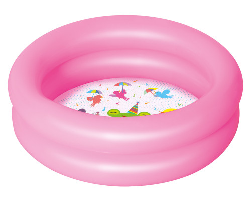 Басейн надувний дитячий Мишка, Жабка та Циплятко Bestway 51061 61х15 см