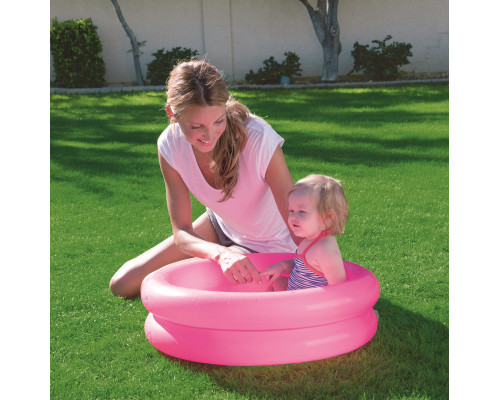 Басейн надувний дитячий Мишка, Жабка та Циплятко Bestway 51061 61х15 см