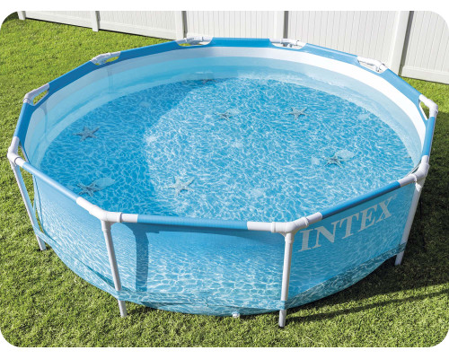 Басейн каркасний 10в1 INTEX 28208, 305 х 76 см (морський принт) Басейн каркасний 10в1 INTEX 28208, 305 х 76 см (морський принт)