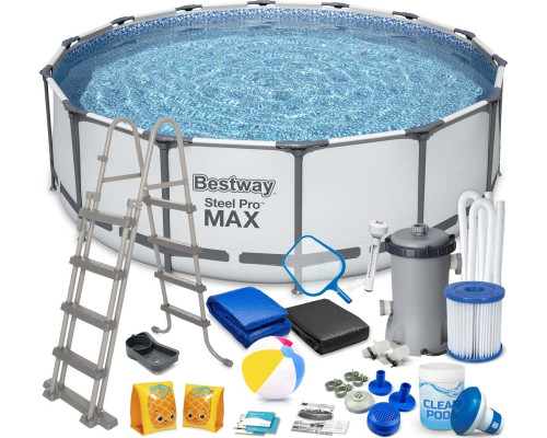 Басейн каркасний 19в1 Bestway 5612X Steel Pro Max 427 см Басейн каркасний 19в1 Bestway 5612X Steel Pro Max 427 см