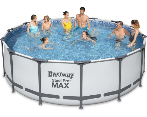 Басейн каркасний 19в1 Bestway 5612X Steel Pro Max 427 см Басейн каркасний 19в1 Bestway 5612X Steel Pro Max 427 см