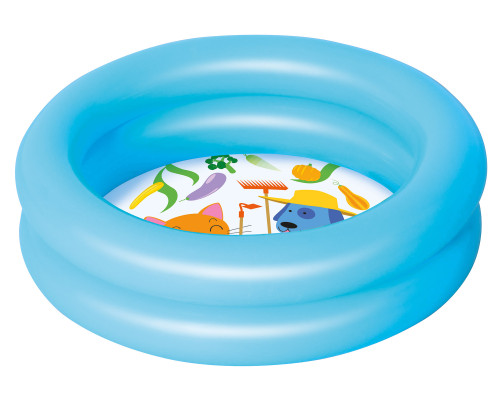 Басейн надувний дитячий Котик та Песик Bestway 51061 61х15 см