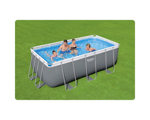 Басейн каркасний прямокутний 17в1 Bestway 56456N 412x201x122 см Басейн каркасний прямокутний 17в1 Bestway 56456N 412x201x122 см