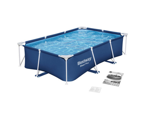 Басейн каркасний прямокутний Bestway 56403N, 259 x 170 x 61 см Басейн каркасний прямокутний Bestway 56403N, 259 x 170 x 61 см
