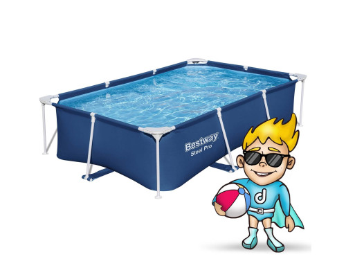 Басейн каркасний прямокутний Bestway 56403N, 259 x 170 x 61 см Басейн каркасний прямокутний Bestway 56403N, 259 x 170 x 61 см