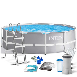 Басейн каркасний 4в1 INTEX 26716GN, 366 x 99 см 