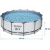 Басейн каркасний 18в1 Bestway 56438 Steel Pro Max 457 см