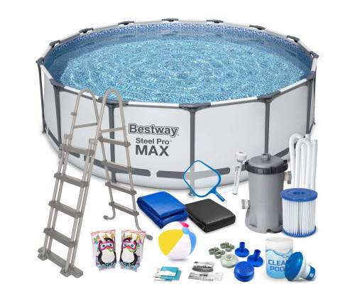 Басейн каркасний 18в1 Bestway 56438 Steel Pro Max 457 см Басейн каркасний 18в1 Bestway 56438 Steel Pro Max 457 см
