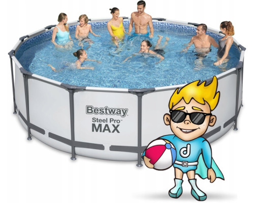 Басейн каркасний 18в1 Bestway 56438 Steel Pro Max 457 см Басейн каркасний 18в1 Bestway 56438 Steel Pro Max 457 см